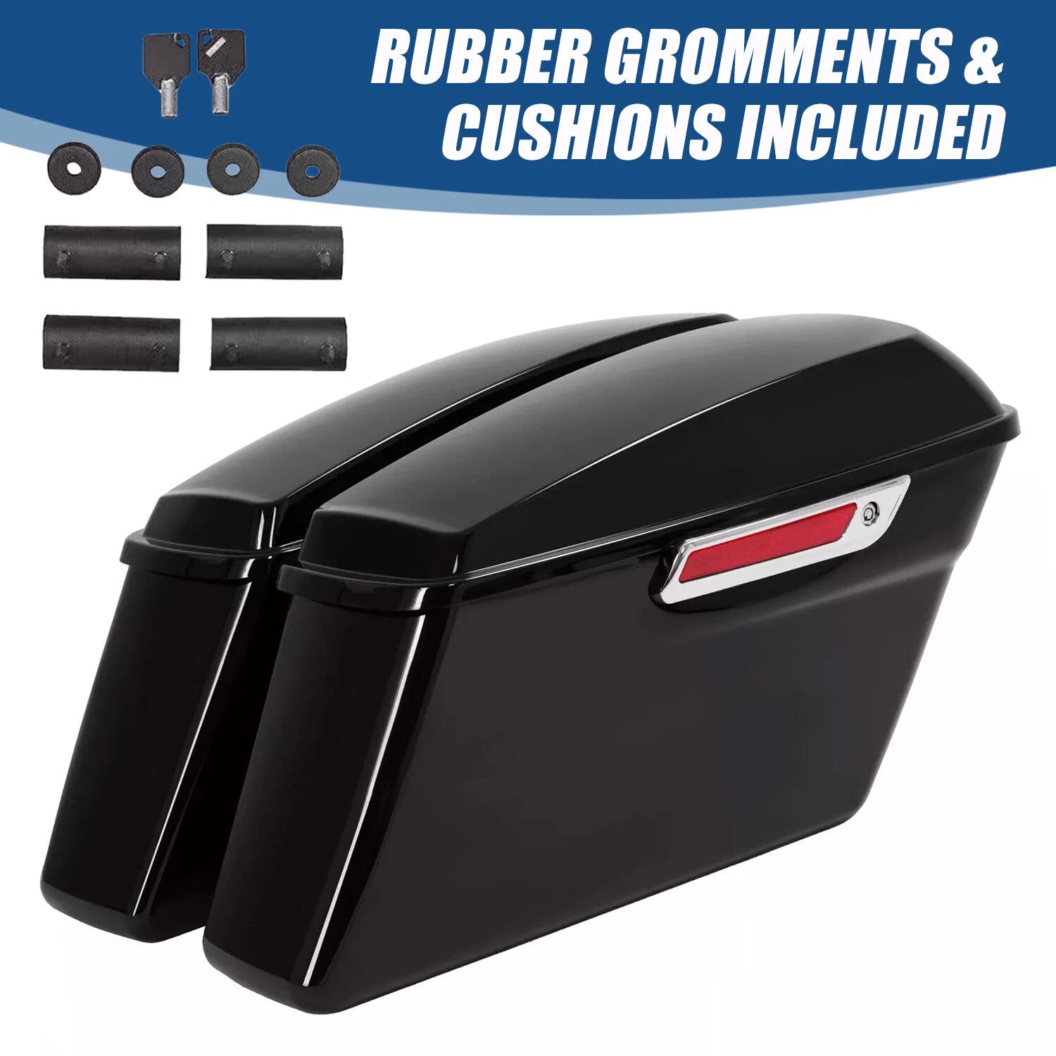 Saddlebag Set for Harley Davidson Touring Road Street Glide (2014–2024)