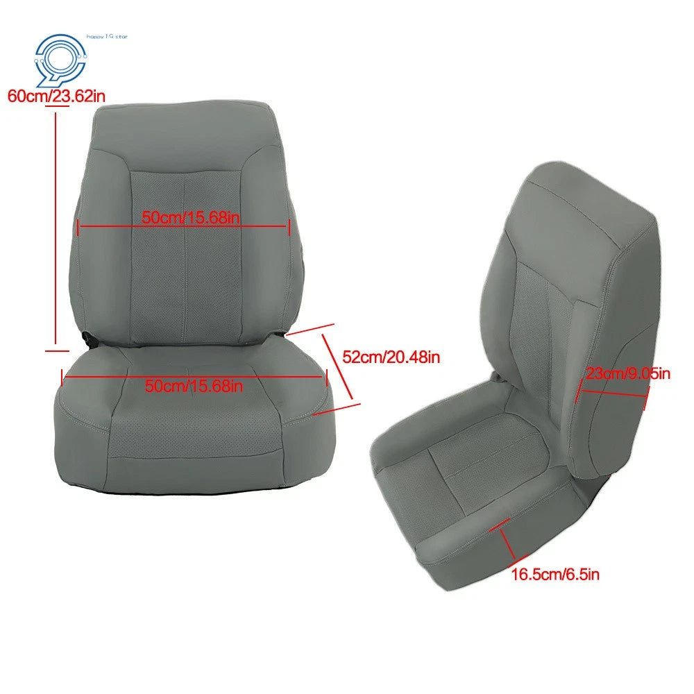 Set of 2 Front Bottom Seat Covers for Ford F250 F350 F450 F550 (2011–2016)