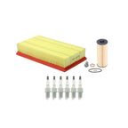 Wix Engine Air Oil Filters & NGK Spark Plug Kit for W124 300E E320 (1986–1995)