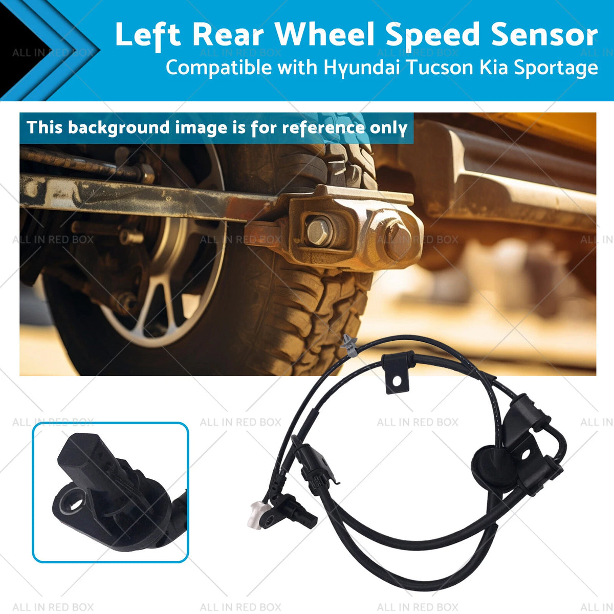 Left Rear Wheel Speed Sensor for Hyundai Tucson, Kia Sportage (2005–2009)
