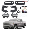 Pair LED Front Bumper Fog Lights for Ram 1500 (2019–2023)