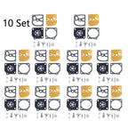 Set of 10 Carburetor Repair Kits for Jonsered 2041 2045 2050 Zama RB-45