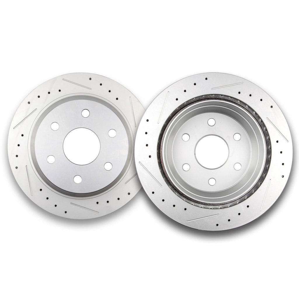 Drilled and Slotted Brake Rotors for Cadillac Escalade (2002–2014)