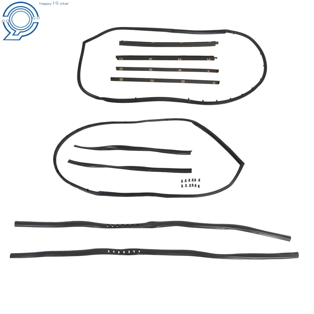 Set of 10 Weatherstrip Seals for Jeep Wrangler YJ CJ7 CJ8 (1976–1995)