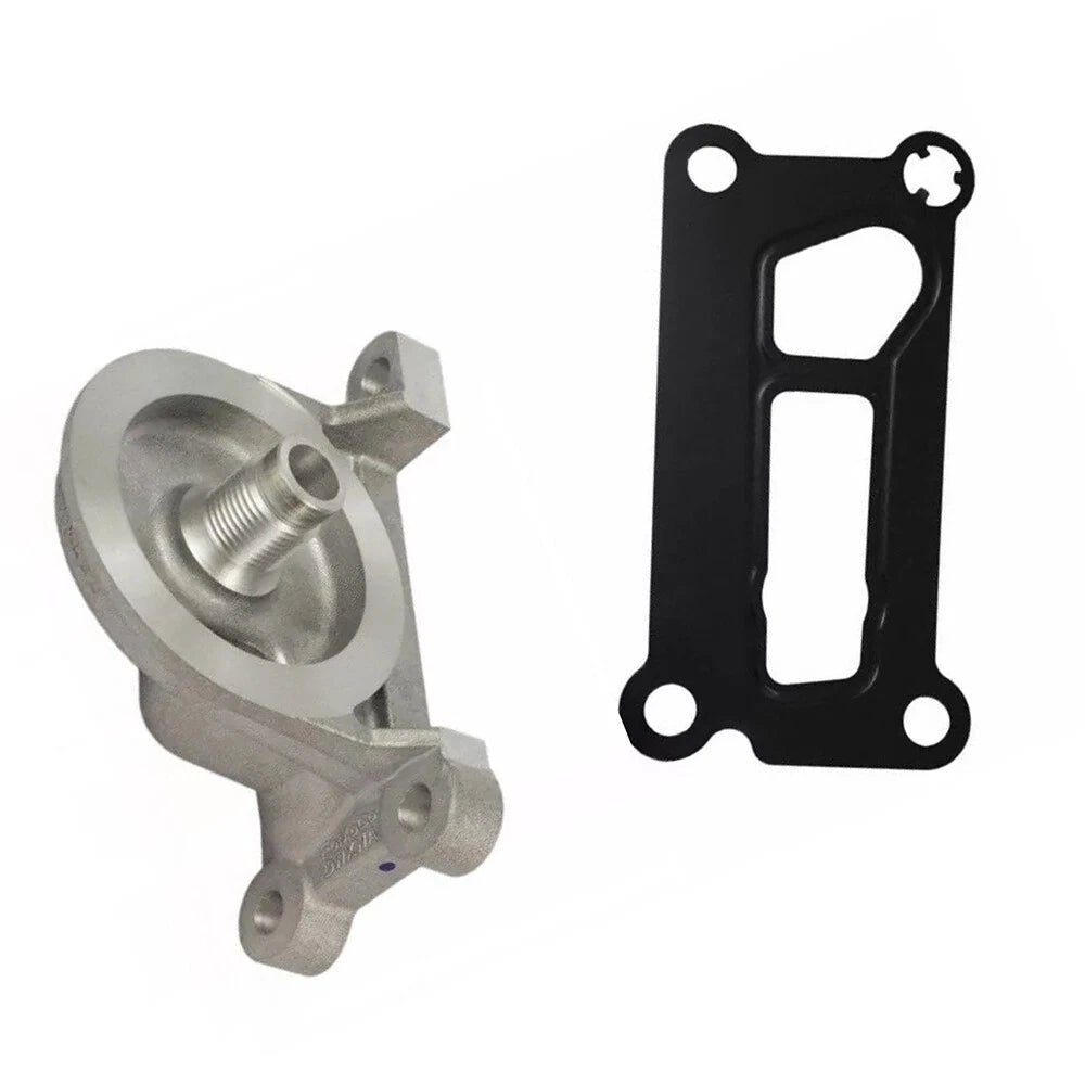 Oil Filter Adapter Housing with Gasket Seal for Ford 2.0/2.3/2.5 (2004–2023)