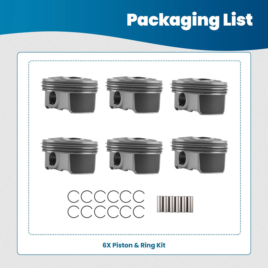 Engine Piston & Ring Set for Kia Sorento Sedona Cadenza (2011–2020)