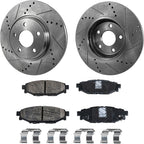 Brake Disc Rotors and Pads Kit for Subaru Impreza Forester XV Crosstrek
