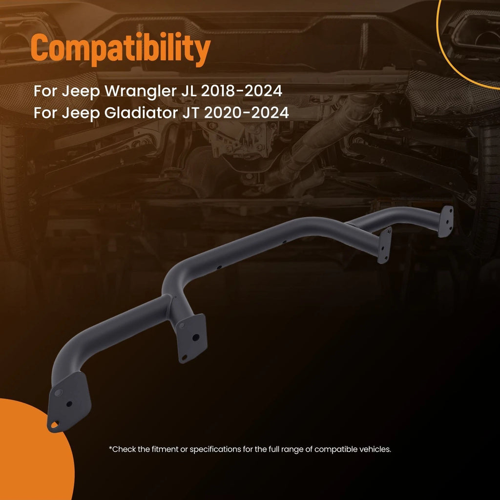Front Brush Guard for Jeep Wrangler JL/Gladiator JT (2018–2023)