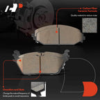 Set of 8 Ceramic Brake Pads for Ram 1500 (2019–2022) Jeep Wagoneer (2022)
