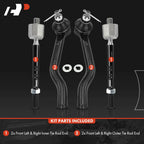 Set of 4 Tie Rods for Honda Accord (2018–2021)