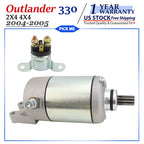 Starter Motor for Bombardier Outlander 330 2X4 4X4 (2004–2005) with Relay