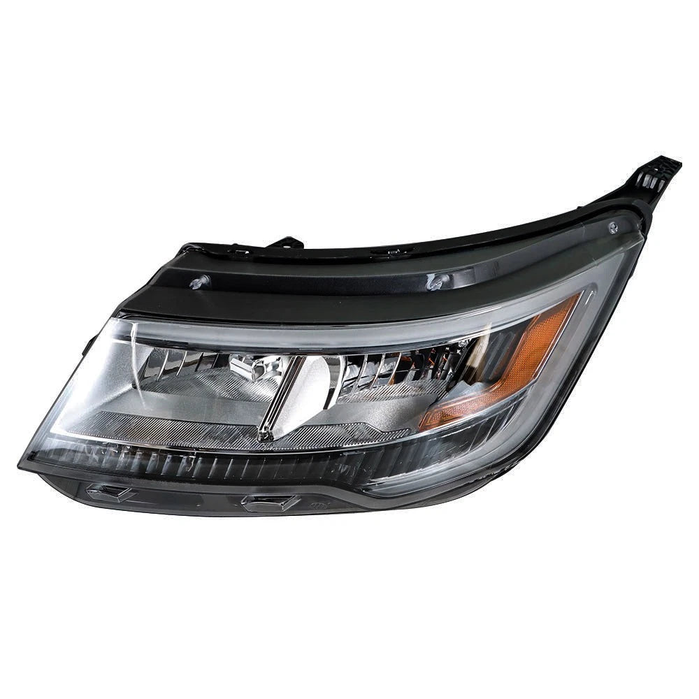 LED Headlight with Chrome Housing for Ford Explorer (2016–2019) Left Side