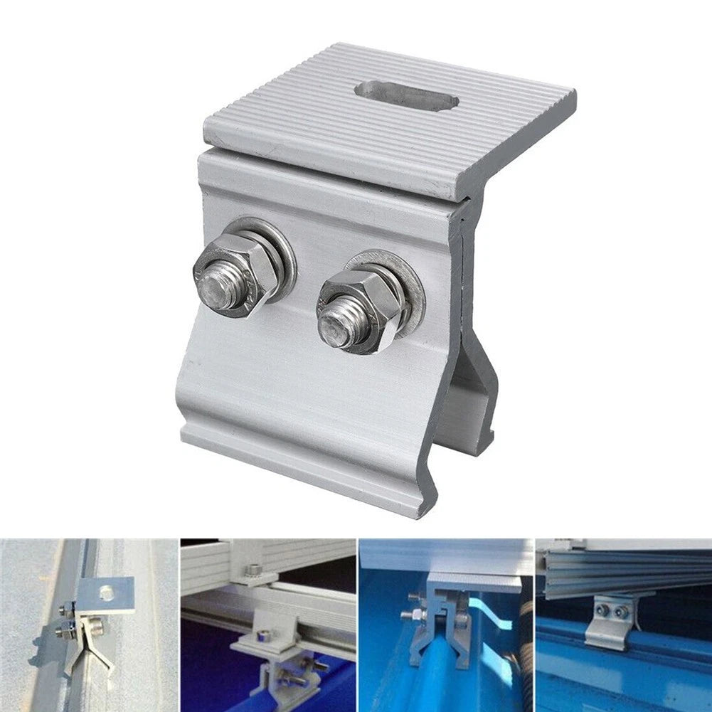 1pc Stainless Steel Anodizing Fixing Clamp for Roof Solar Panel and Boat