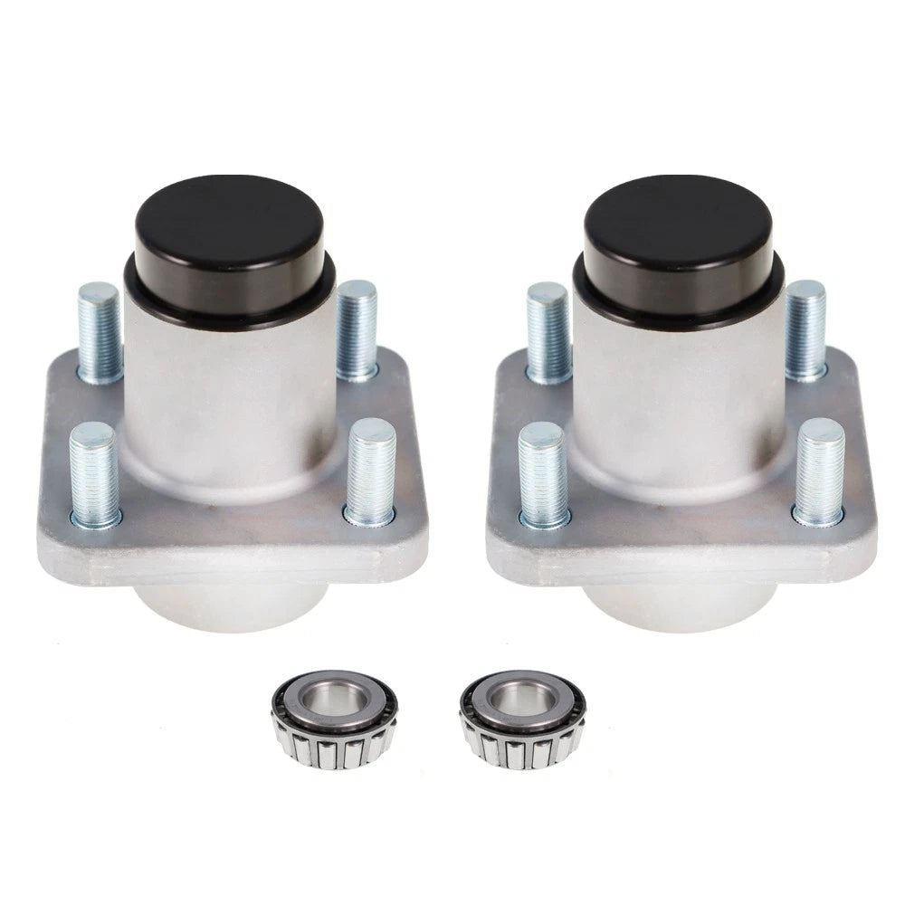 2X Front Wheel Hub Kit Bearings for Club Car DS Golf Cart (1982â2002)