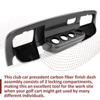 Dash Assembly Cover for EZGO TXT Medalist Golf Cart (1994–2013) Carbon Fiber Style
