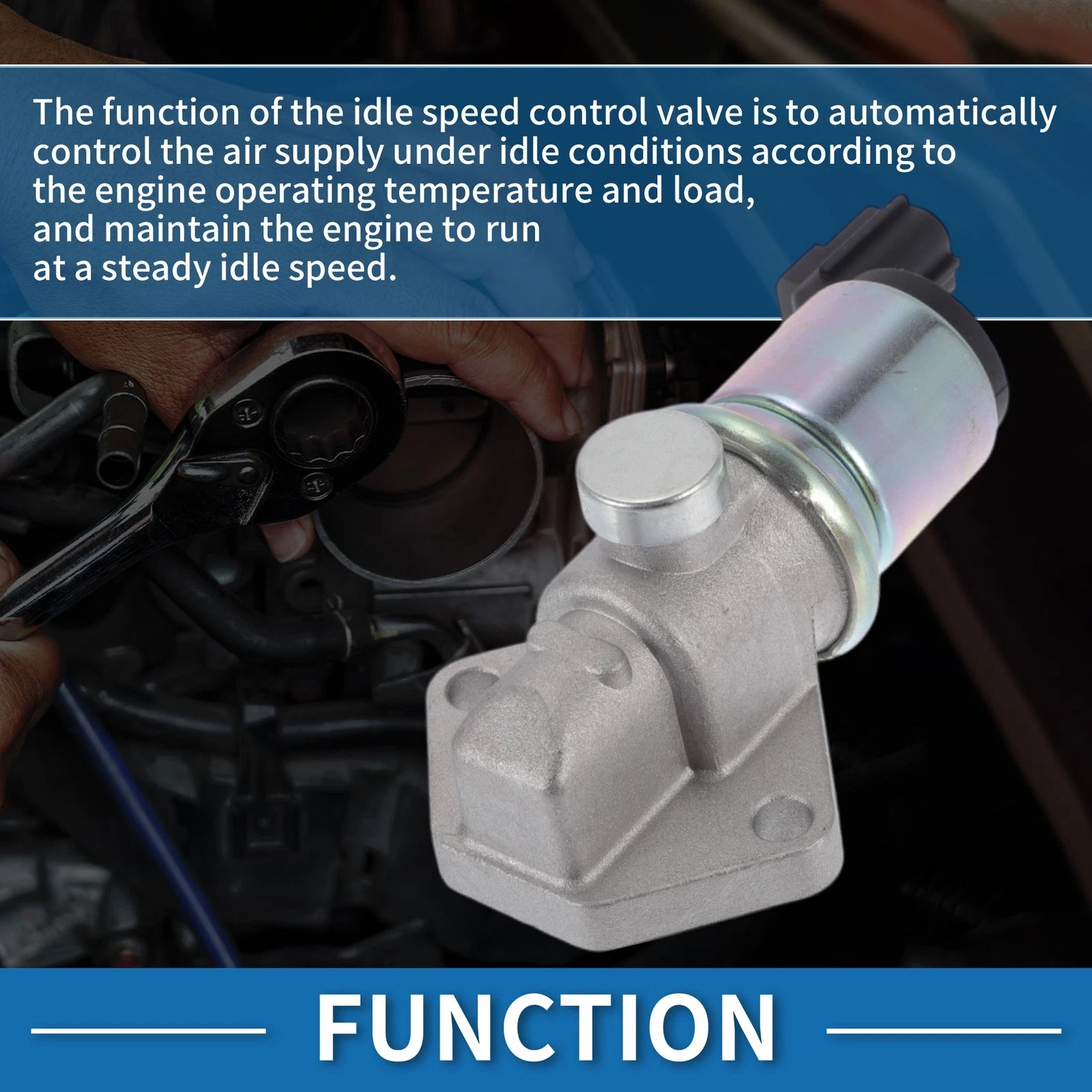 Idle Air Control Valve for Ford Escape (2001–2007) No.XS6U9F715AA