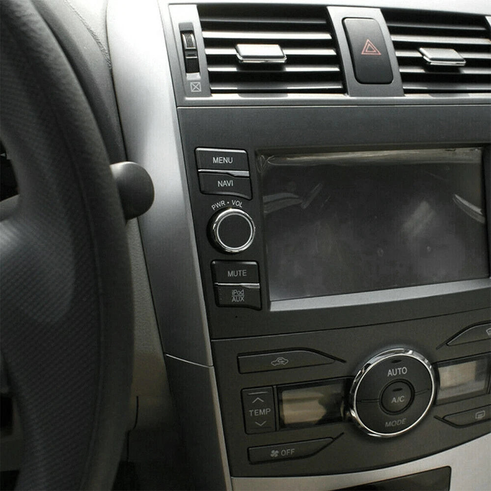 2PC Center Dash A/C Outlet Air Vent Panel Strip for Toyota Corolla (2009â2013)