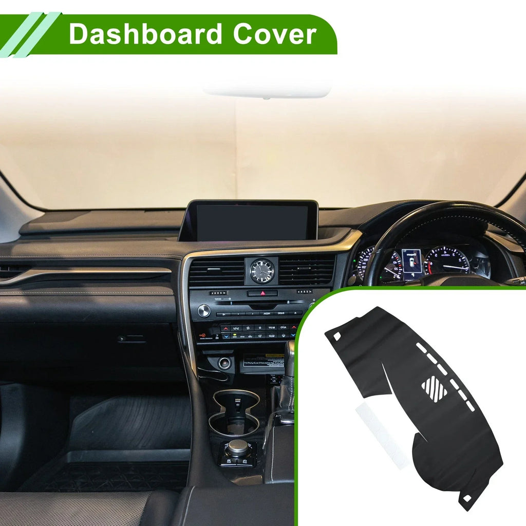 Dashboard Cover Mat for LEXUS RX 350 2010-2015 Black