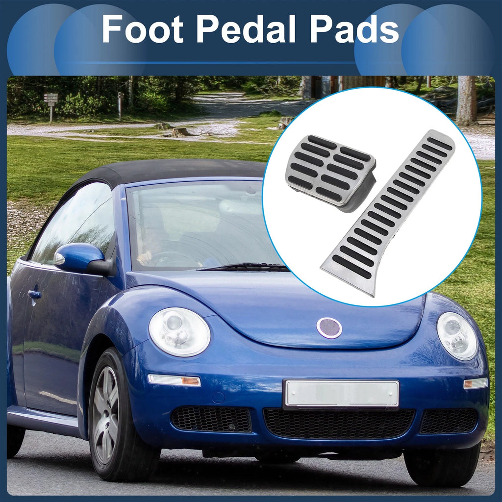 Set of 2 Automatic Footrest Pedals Cover for Volkswagen Beetle (2012–2019)