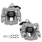 Rear Pair Brake Caliper Set with Bracket for Volkswagen Jetta (2007–2009)