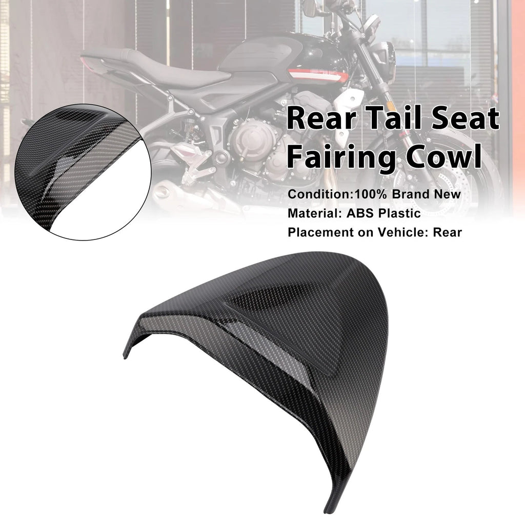 Rear Tail Seat Fairing Cowl Cover for Trident 660 (2022–2025) Carbon