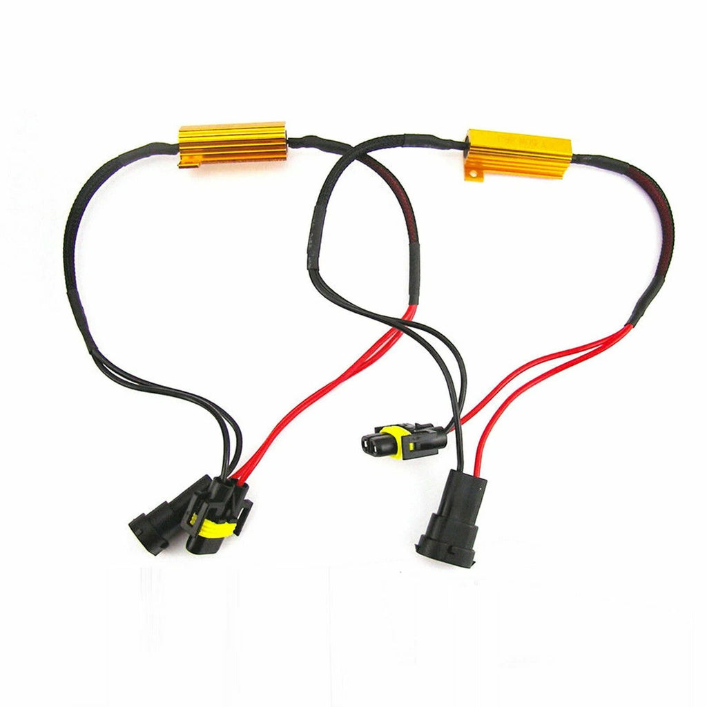 H11 H8 H9 LED Fog Light Daytime DRL Error-Free Load Resistor Decoder (2020-2024)