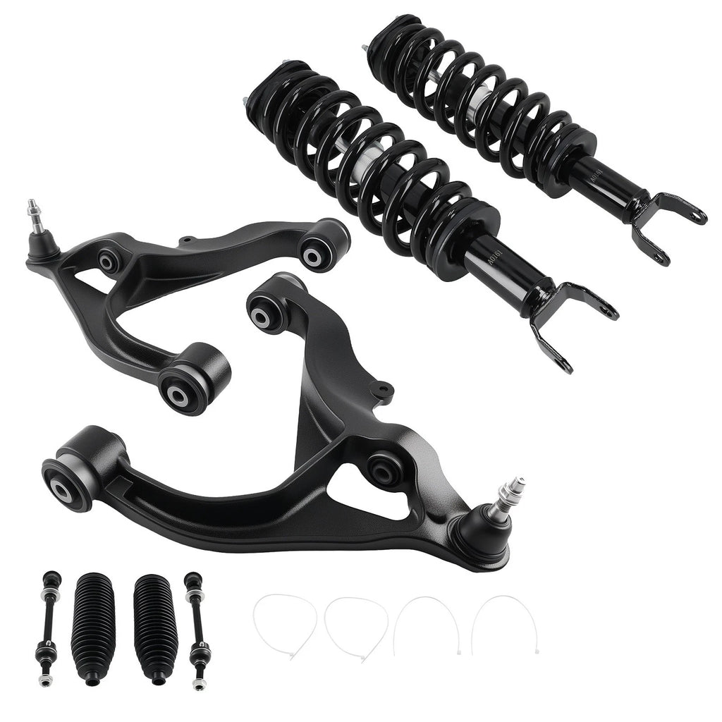 Front Struts w/ Coil Spring Lower Control Arms Kit for Dodge Ram 1500 (2006–2008)