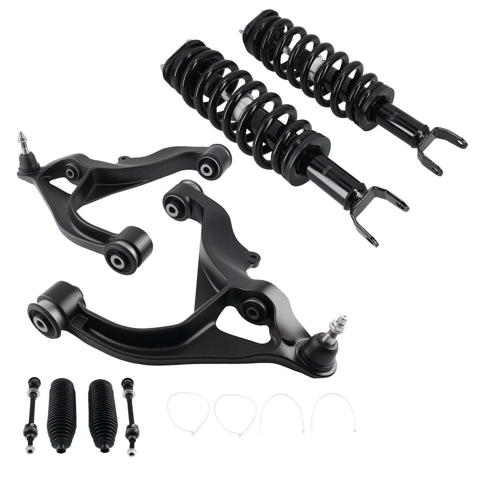 Front Struts w/ Coil Spring Lower Control Arms Kit for Dodge Ram 1500 (2006–2008)
