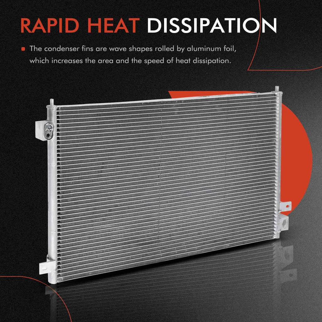 A/C Condenser for Ford Thunderbird, Lincoln LS, Jaguar S-Type (2002-2005)