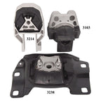 3Pcs Engine Motor & Transmission Mount Kit for Ford Focus (2012-2018)