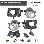 Fog Light Lamps Frame Kit for Toyota Prius (2012–2014)
