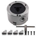 4 Jaw Self Centering Chuck 80mm K12-80 for Small Conventional Lathes (K1280)