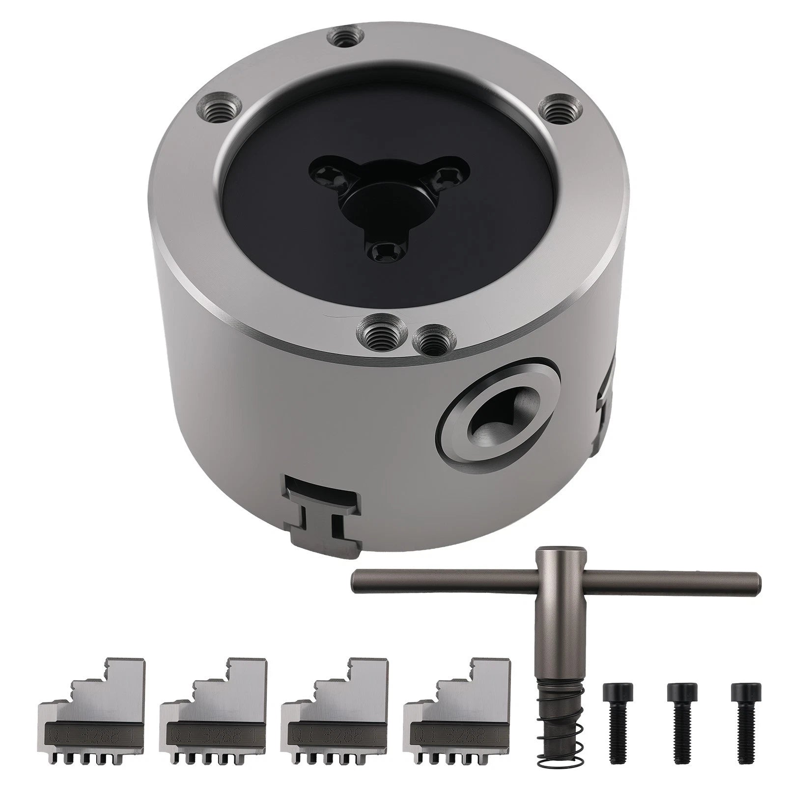 4 Jaw Self Centering Chuck 80mm K12-80 for Small Conventional Lathes (K1280)