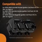 Ignition Coil UF284 for Hyundai Sonata 2.5L V6 (1999–2001)