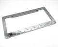 License Plate Frame Chrome Diamond Plate for Car Truck SUV (Universal)