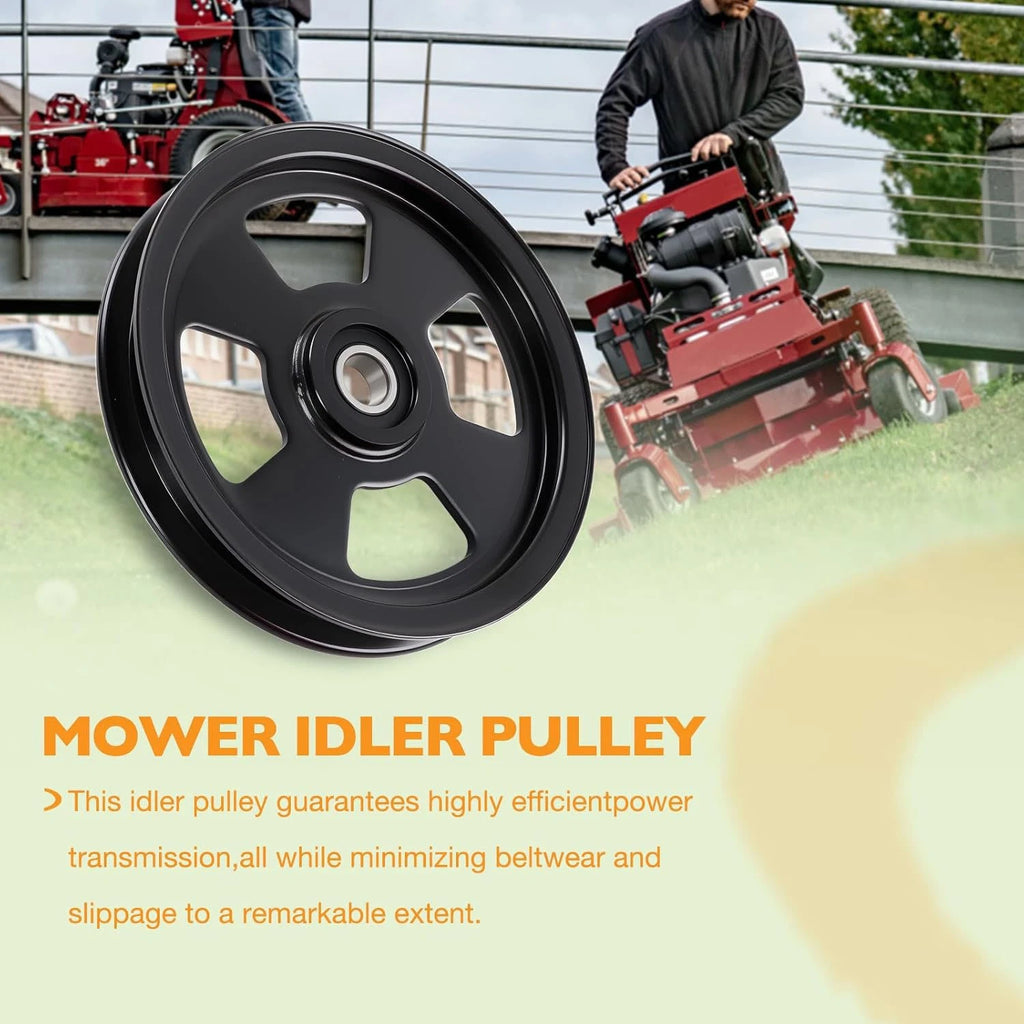 Deck Flat Idler Pulley for Exmark Lazer Z E/S/X-Series (52" 60" 72")
