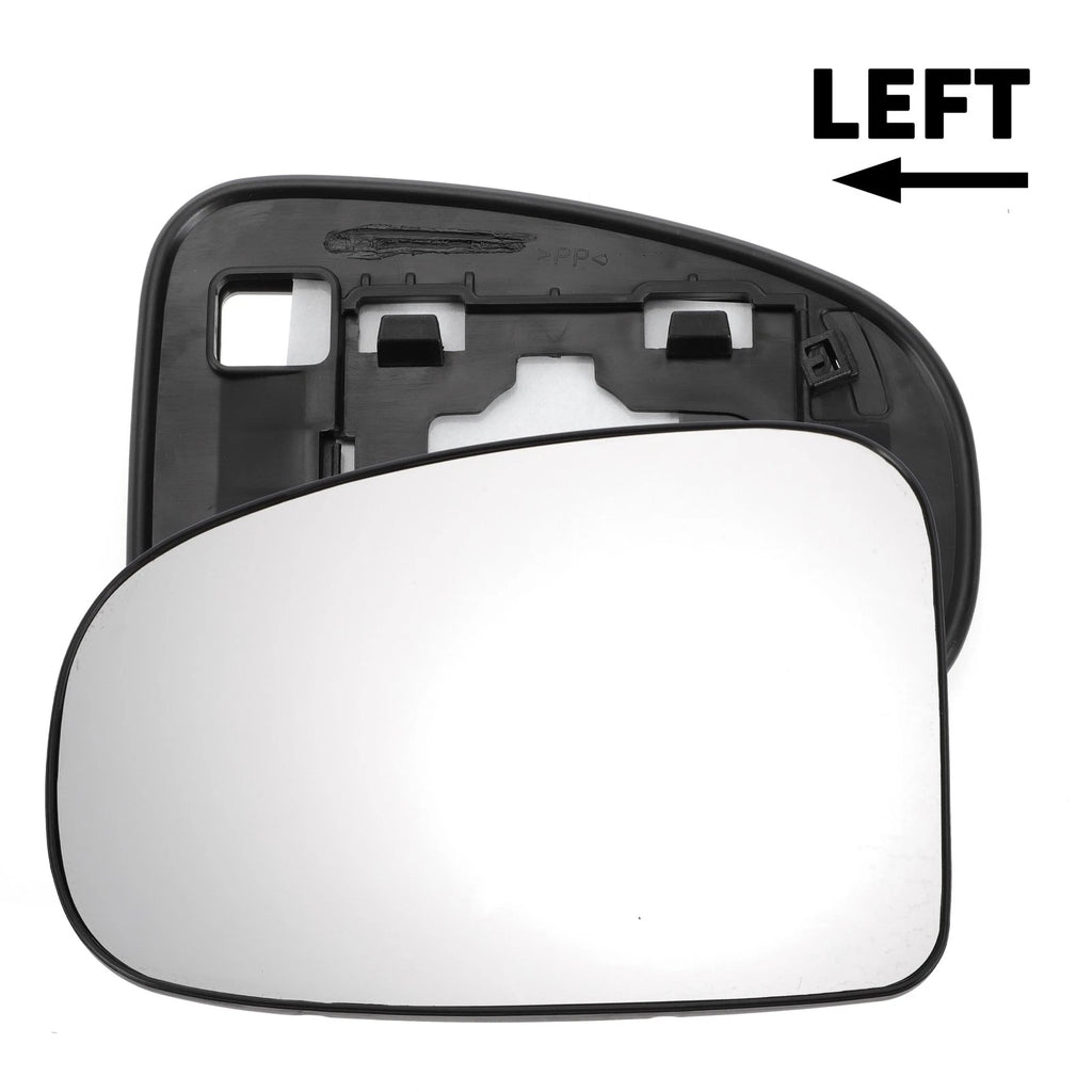 Left Side White Mirror Glass for Toyota IQ (2009–2016)