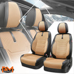 Front Row Bucket Seat Cover Cushion Protector for Universal Vehicles