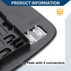 Heated Left Side Mirror Glass for Chrysler 200 300 (2011–2014)