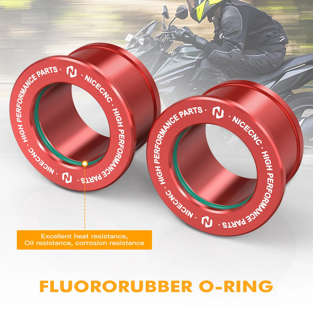 Rear Wheel Axle Spacers Kit for Honda CRF450RX CRF450X CRF250R 2017–2024