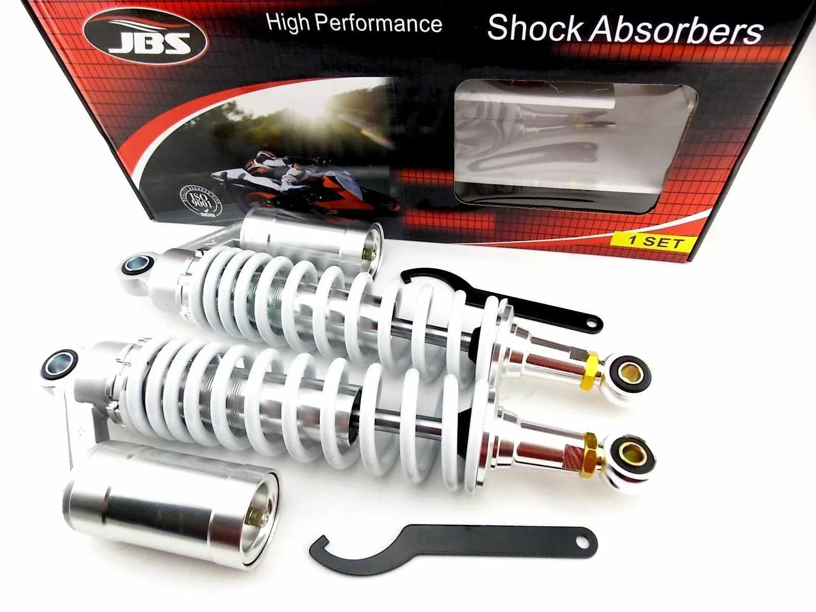 347mm JBS Rear Air Nitrogen Cell Shock Absorbers for Kawasaki ER-5 ER500 (C1-C4)