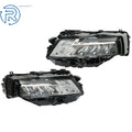 2X Headlight LED Clear Chrome for Nissan Rogue (2021–2023)