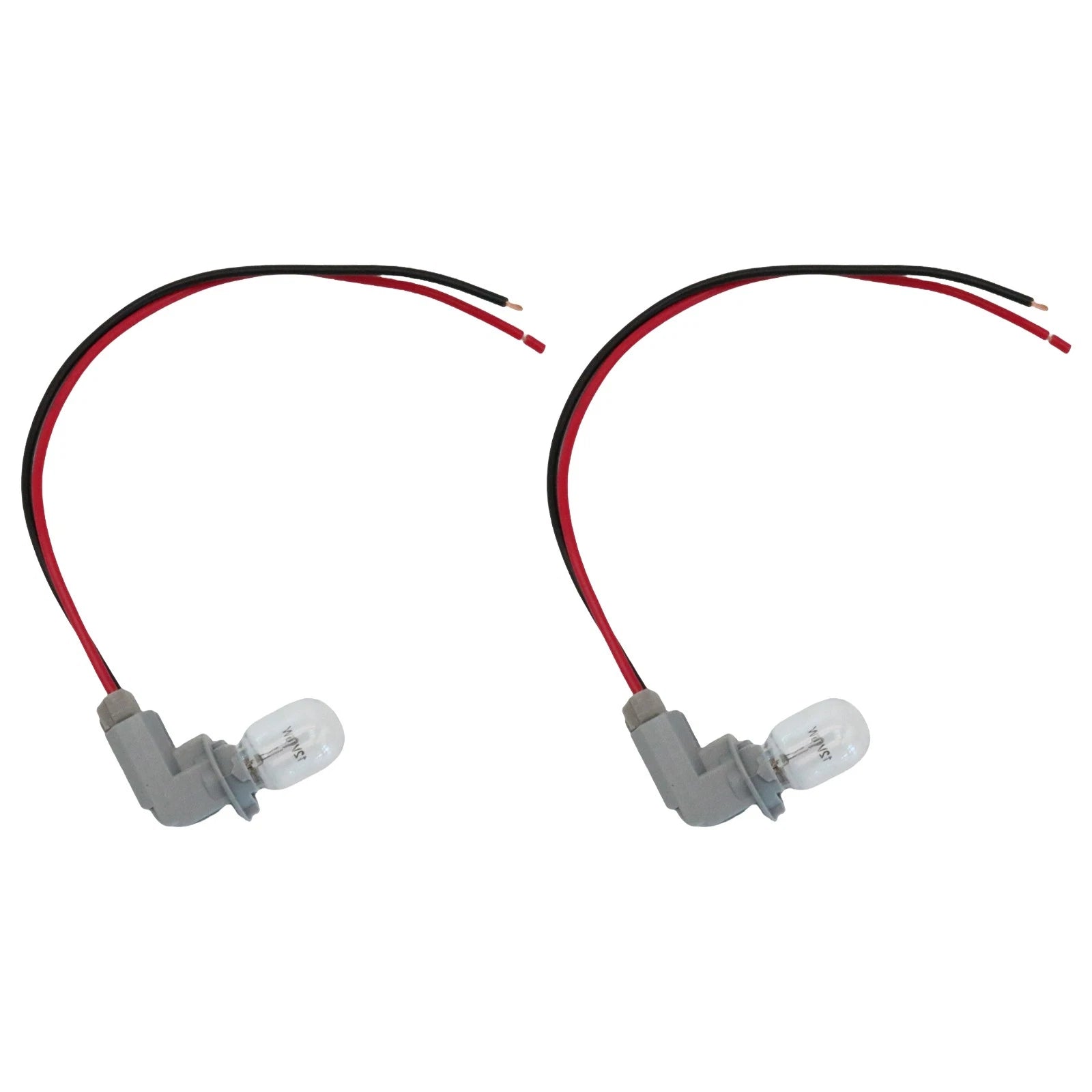 2X License Plate Lamp Socket & Bulb Set for Toyota Camry Corolla Sienna Lexus