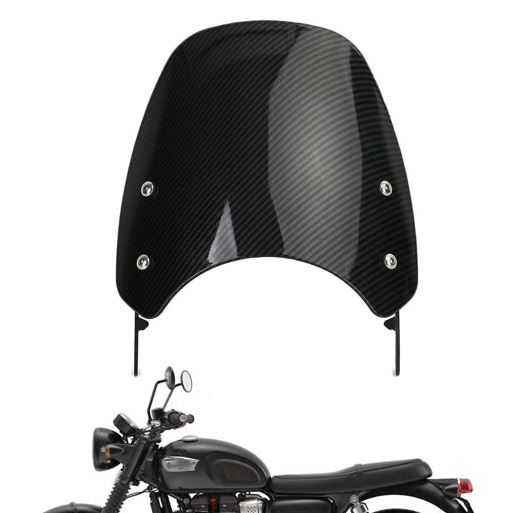 ABS Plastic Windshield for Bonneville T100 T120 Carb (2016–2023)