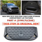 Floor Storage Compartment Lid for RAM 1500 (2019–2025) 5YM17LC5AE