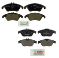 Set of 4 Bosch QuietCast Disc Brake Pads for Mercedes C250 C300 E550 (2012–2015)