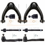 Set of 8 Front Upper Control Arms Tie Rods Ball Joints for Honda Civic (1996–2000)