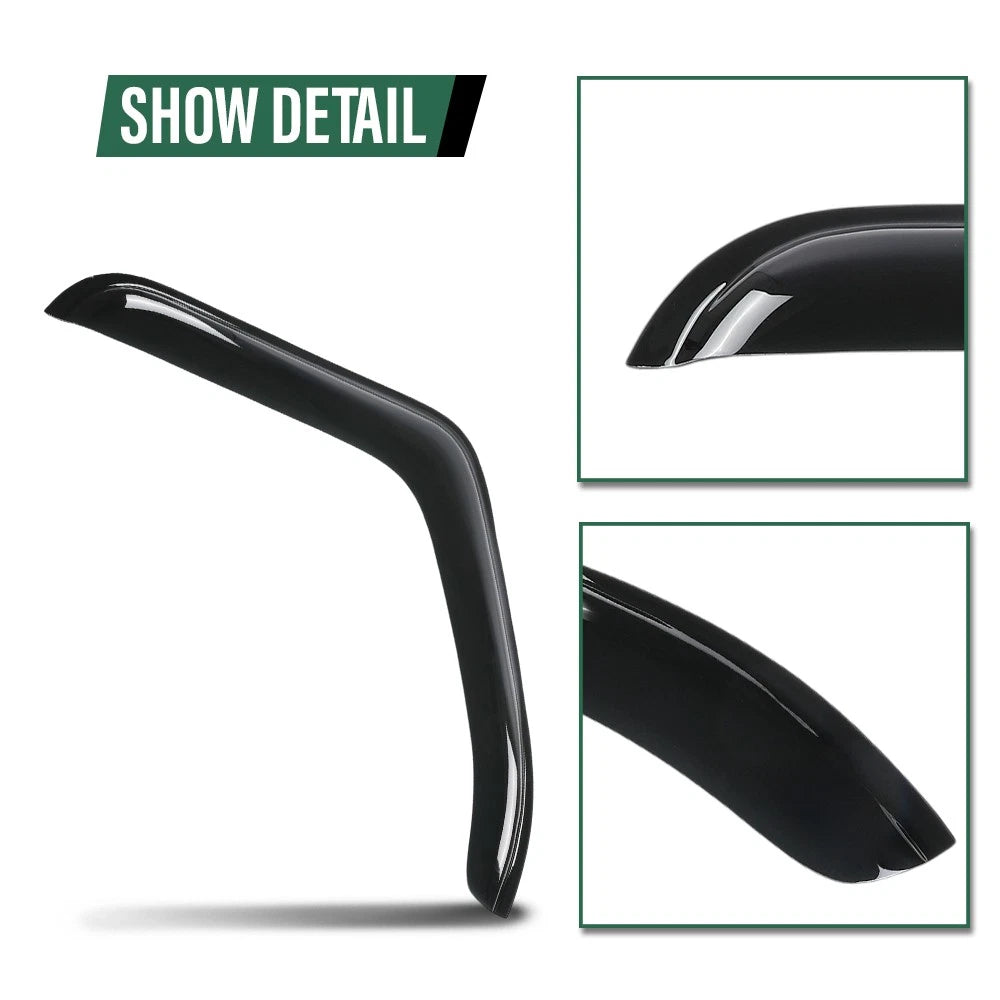 Rain Guards for Freightliner Cascadia (2007–2017) Window Visors Deflectors