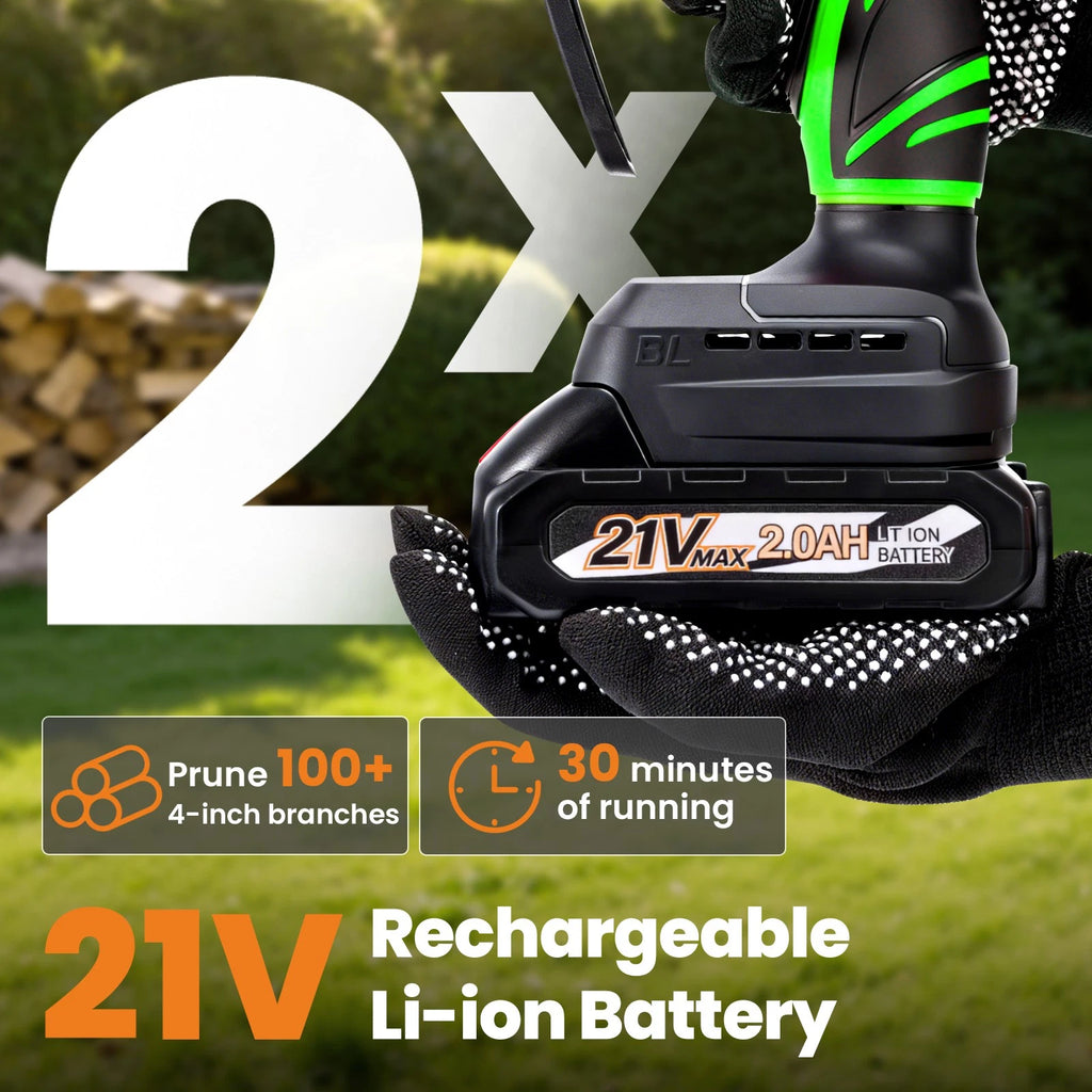 24V Cordless 6 Inch Electric Chain Saw for Mini Chainsaw