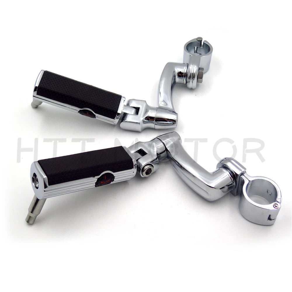 Gear Skull 1.5" Arched Footpeg Mounting Kit for Motorcycle